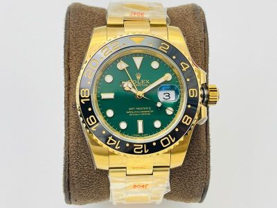 ROLEX GMT-Master II Bezel Replacement 904L Steel 40mm Cal.3186 Movement Watch